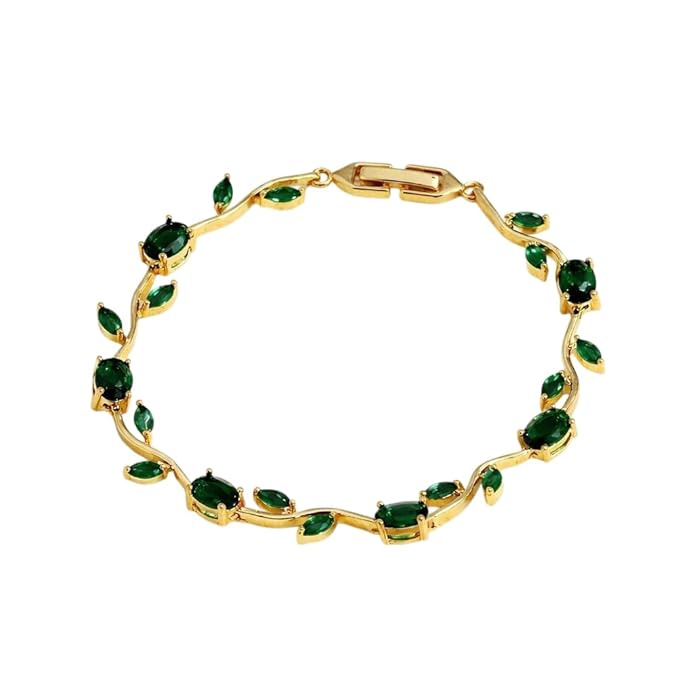 Gold Plated Anti Tarnish Tulip Bracelet