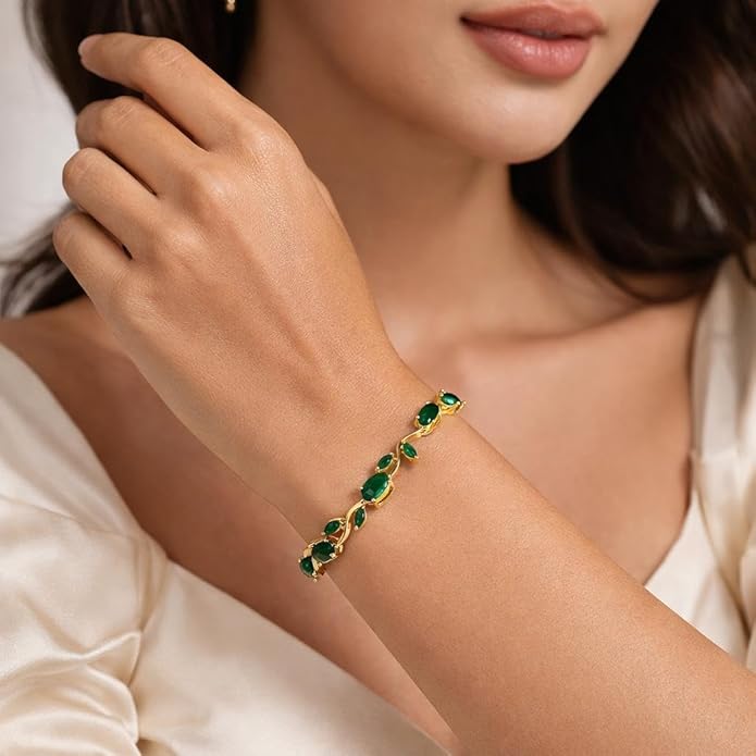Gold Plated Anti Tarnish Tulip Bracelet