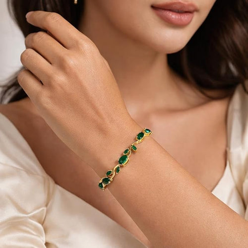 Gold Plated Anti Tarnish Tulip Bracelet