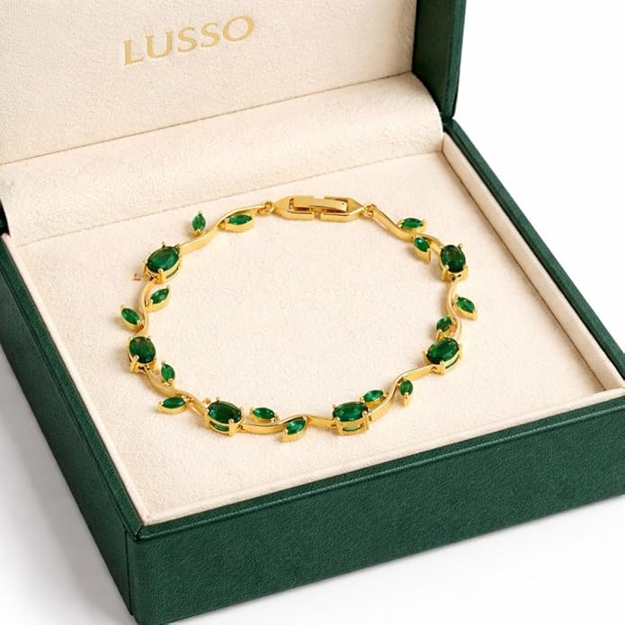 Gold Plated Anti Tarnish Tulip Bracelet